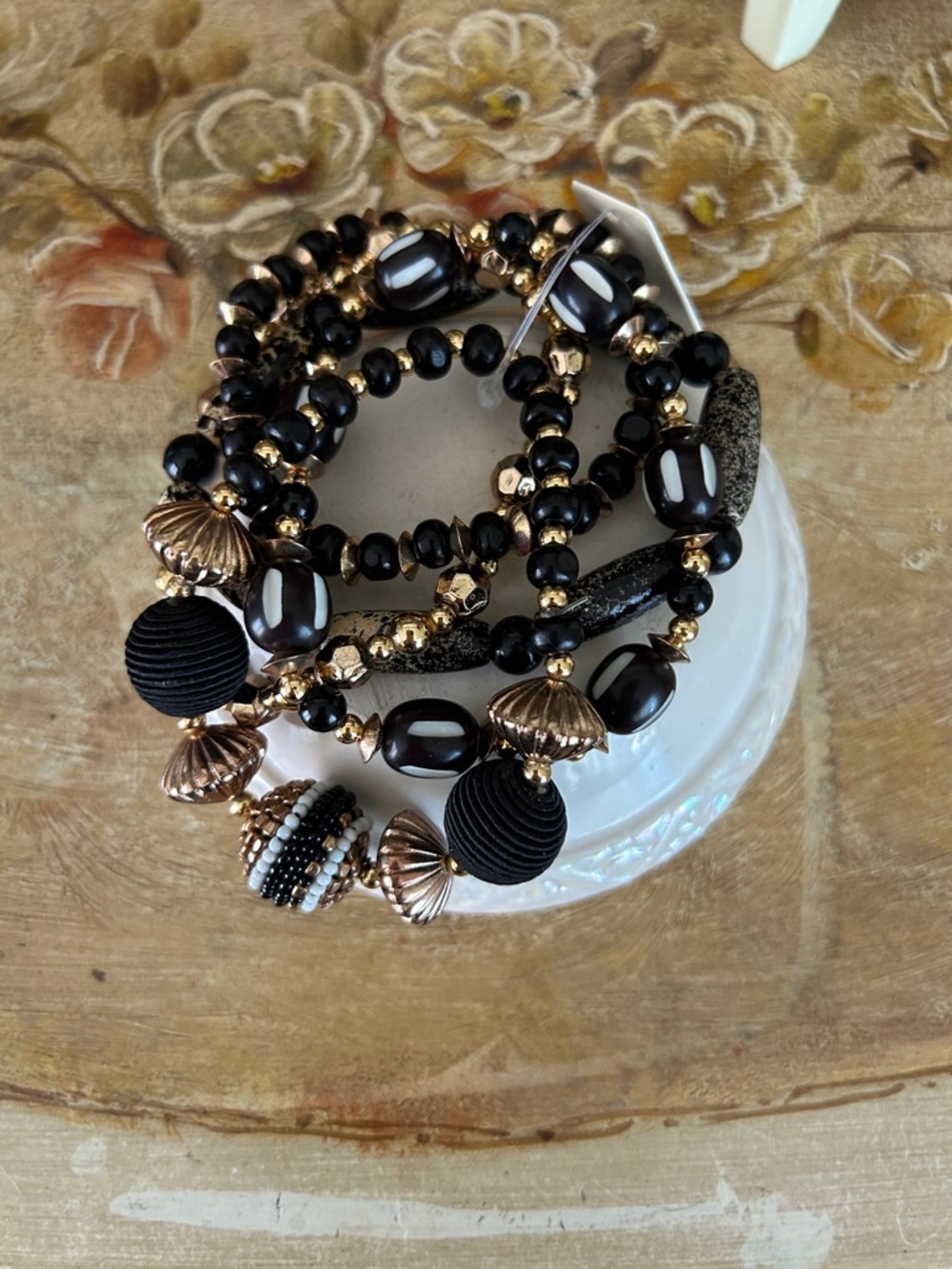 New Beautiful Boho Mixed Beads Bracelet Set - Picture 5 of 5